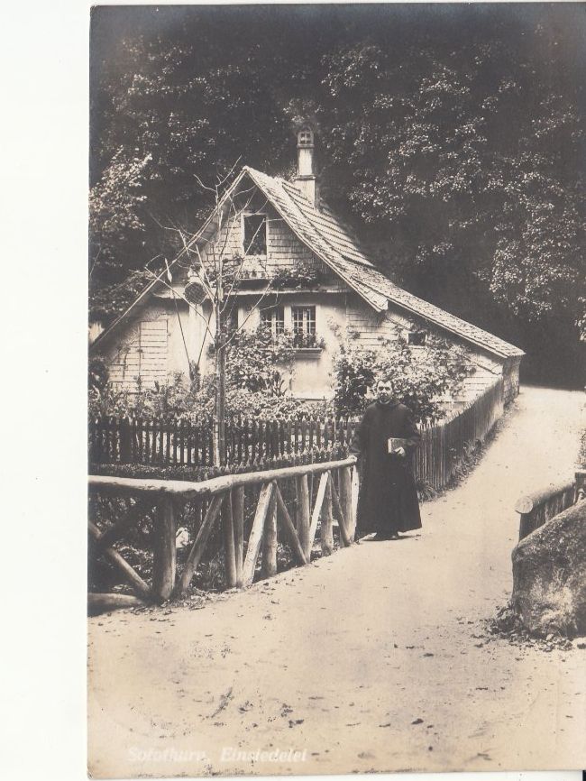 Cartoline postali: Solothurn Einsiedelei 1924 – Usato da Bürglen TG venduto da StampGraf