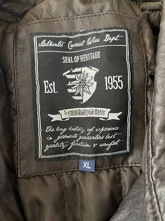 Giacche: Freizeitjacke Kunstleder Vintage Look XL – Usato da Hochdorf venduto da mofa0702 1