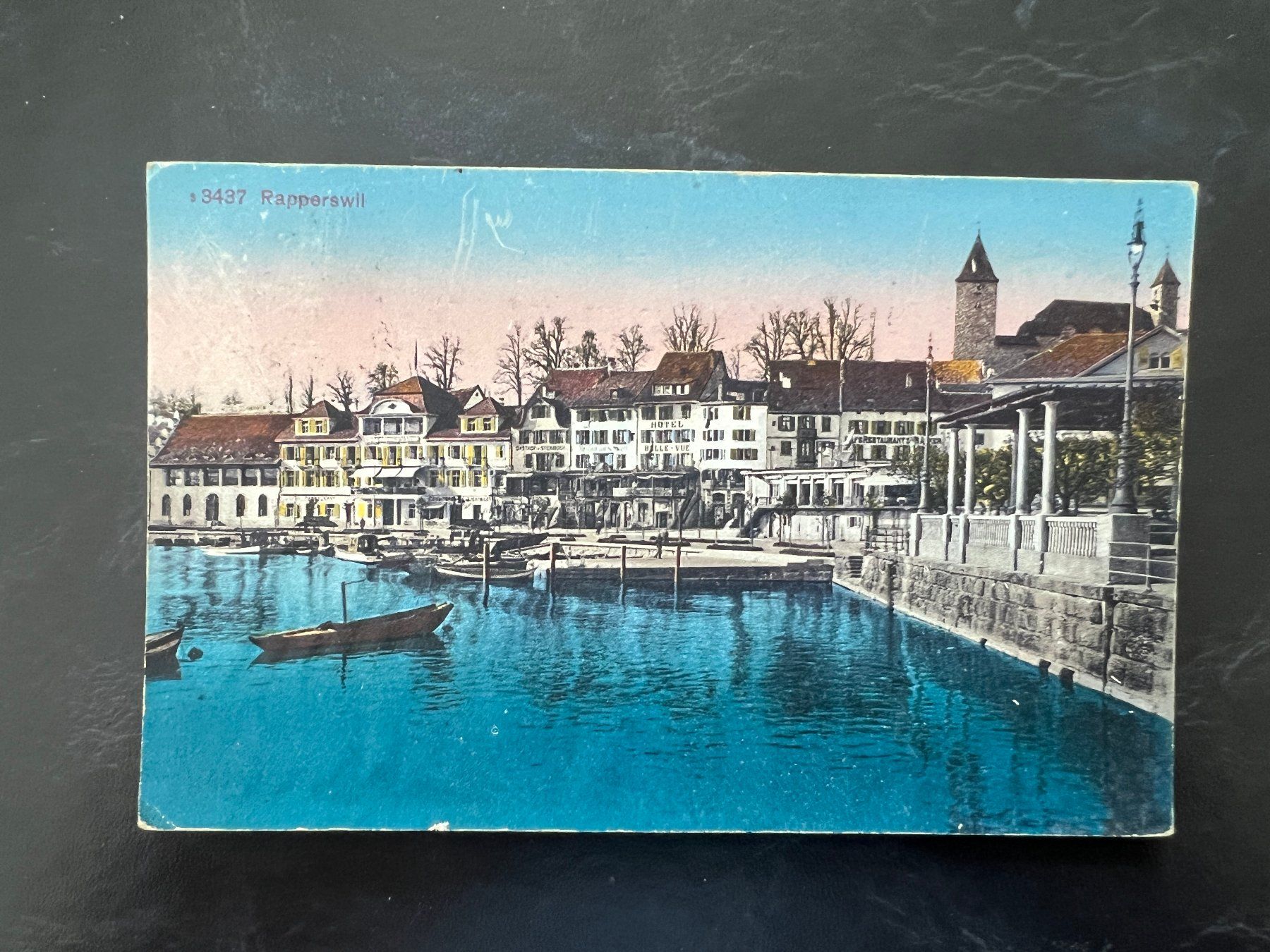 Cartoline postali: AK 1922 Rapperswil   (G3476) – Usato da Hinwil venduto da Sidi4