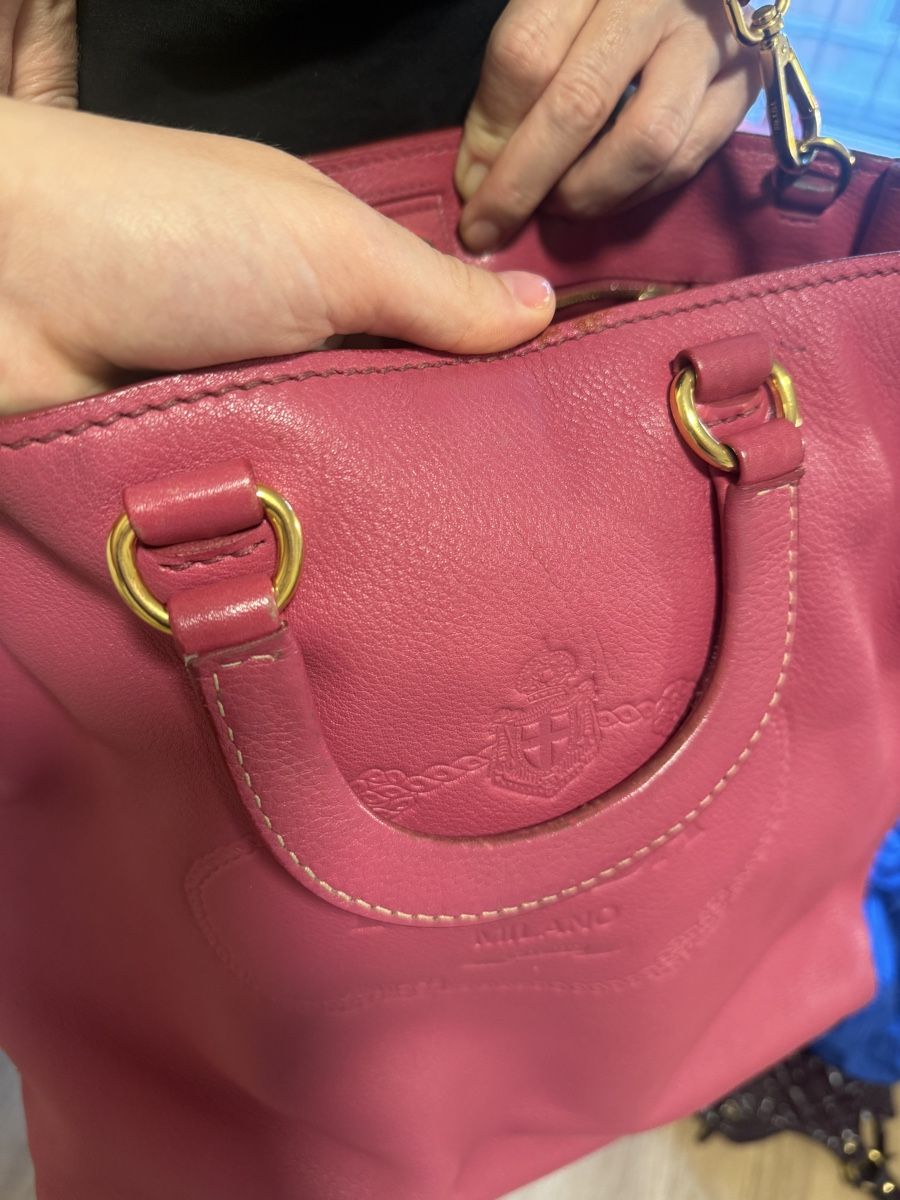 Prada Taschen für Damen: Prada Ledertasche Fucsia Gross ORIGINAL – Gebraucht aus Basel von kal_l6ms 3