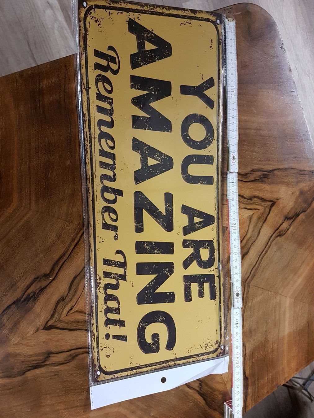 Insegne: Schönes Blechschild – Nuovo e nell'imballaggio originale da Flawil venduto da Naphtali 1