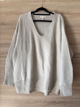 Pull chaud gris