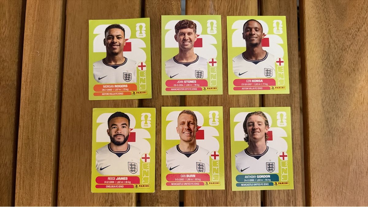 Panini Carte collezionabili: Fussballkarten Panini England Spieler Set – Usato da Luzern venduto da Meteli