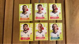 Fussballkarten Panini England Spieler Set