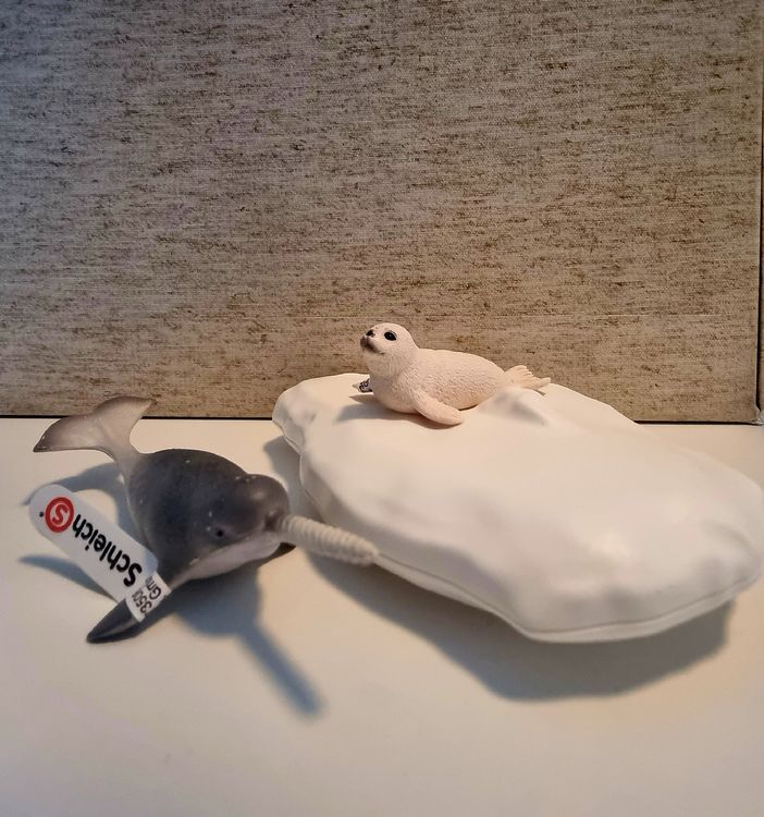 SCHLEICH 14703 Seehundjunges - Figurengröße Ca. 5,5 X 3,5 X 2 Cm