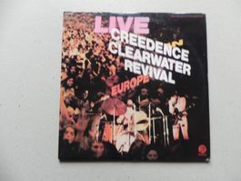 Doppel LP CCR Cleedence Clearwater Revival 1971 Live Europe