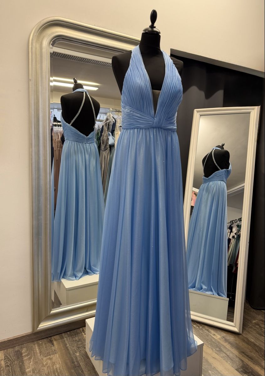 Vestiti: Hellblaues Abendkleid - Größe 38 – Nuovo e nell'imballaggio originale da Schlatt ZH venduto da xhesiesi