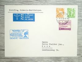 TR72 Enveloppe + Timbre Suisse 1948