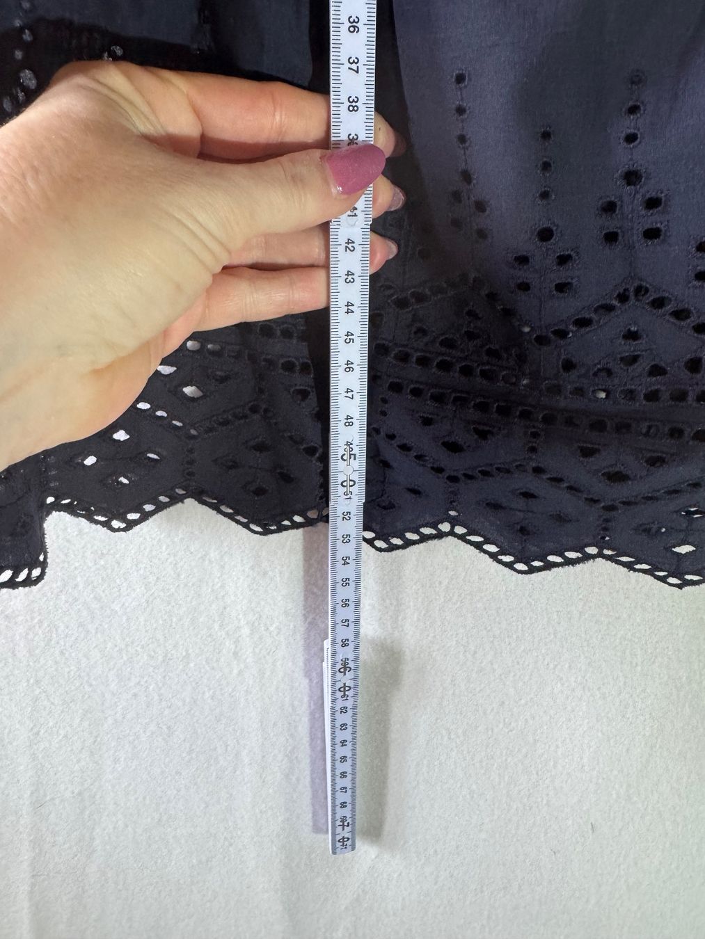 Only Camicette: Schöne dunkelblaue Bluse von Only Gr. 36 100% Baumwolle – Usato da Grosswangen venduto da SALE_SALE_SALE 1