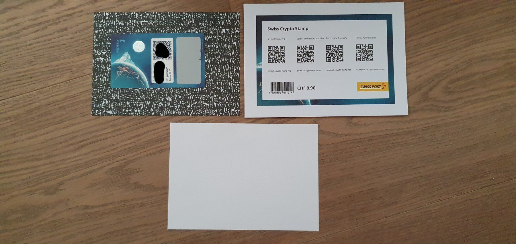 Tutti i francobolli: Swiss Crypto Stamp ID: 2 – Nuovo e nell'imballaggio originale da Vaglio venduto da Irukaijiu 1