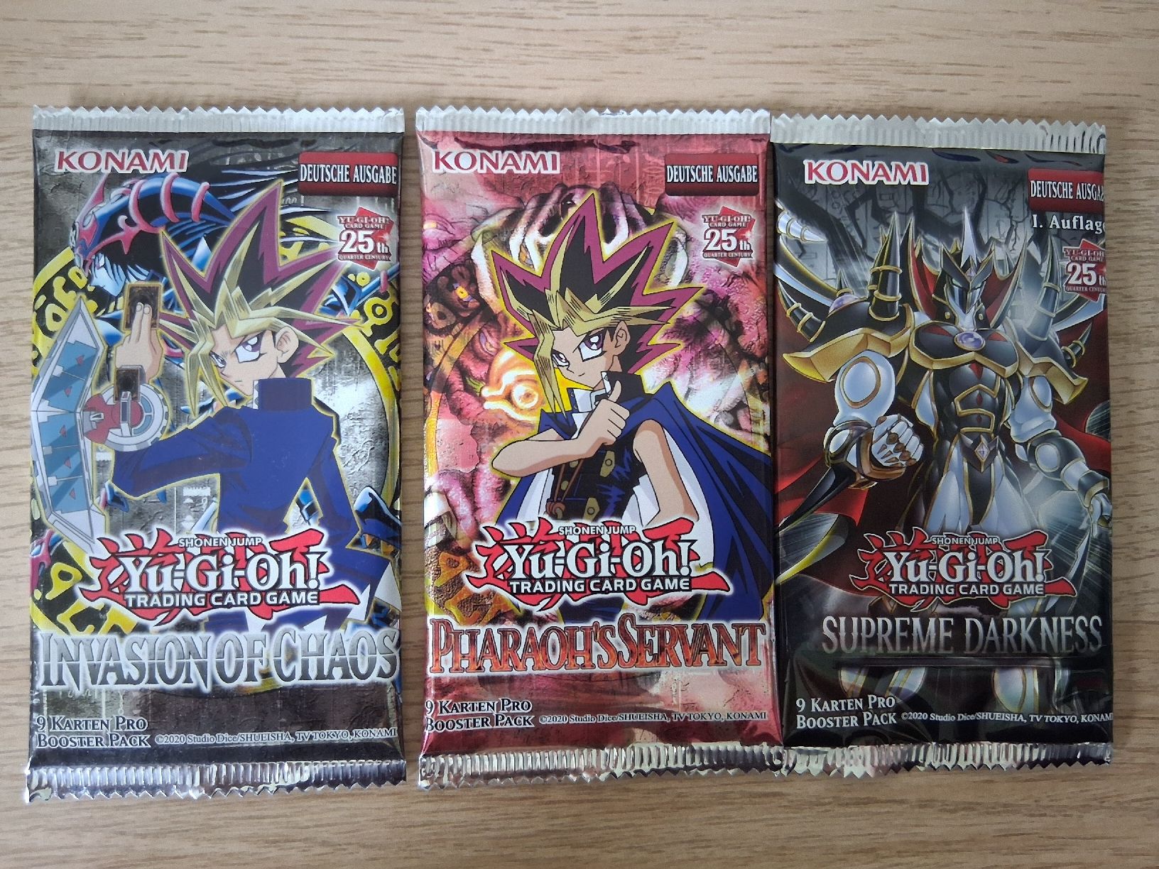 Yugioh Carte collezionabili: Yugioh, 3Stk Booster, Deutsch – Nuovo (secondo la descrizione) da Rothenthurm venduto da SirCroci-Cardshop