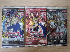 Yugioh, 3Stk Booster, Deutsch