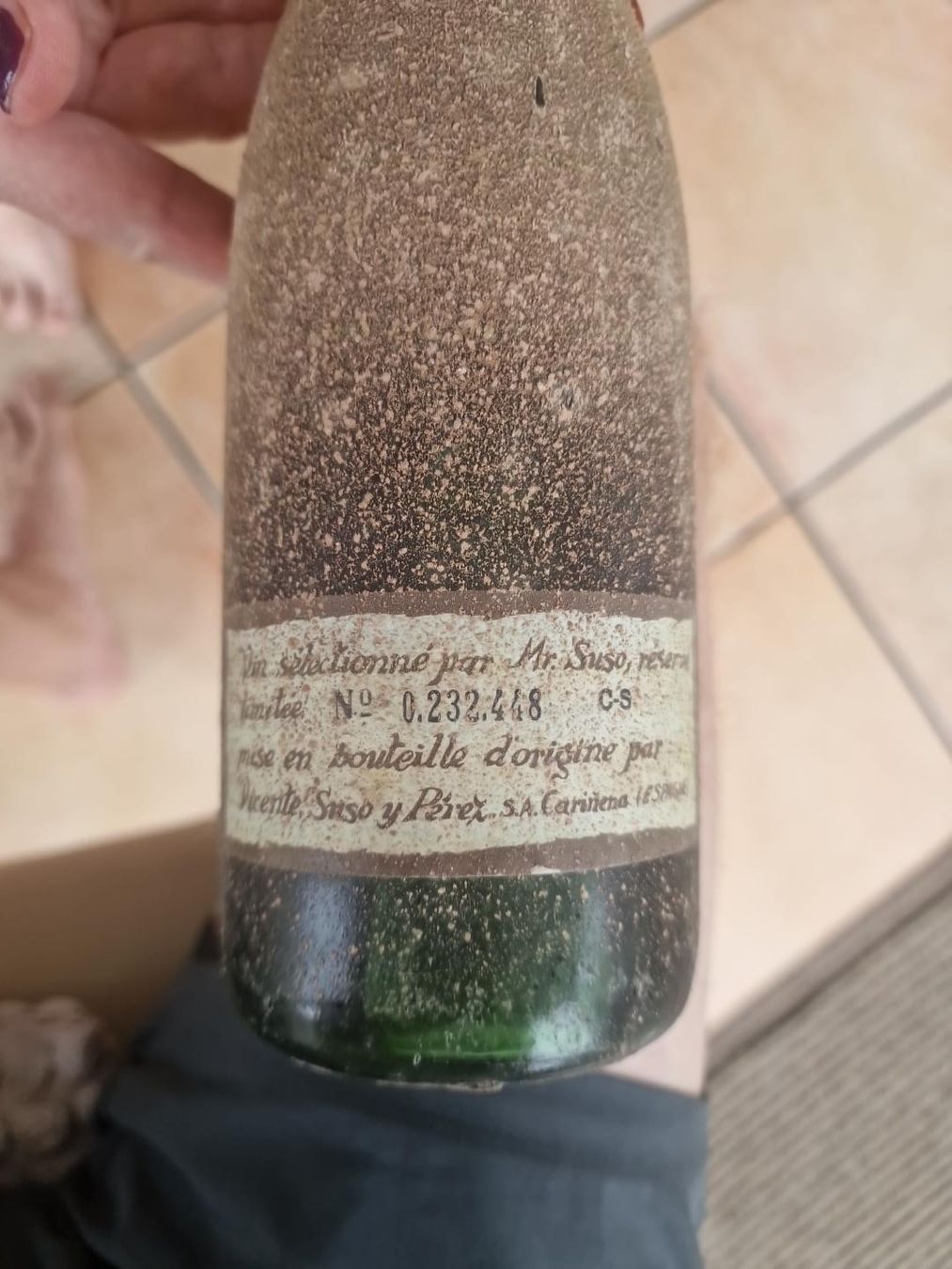 Vino: Alte, dekorative Weinflasche – Usato da Starrkirch-Wil venduto da Aaron2021