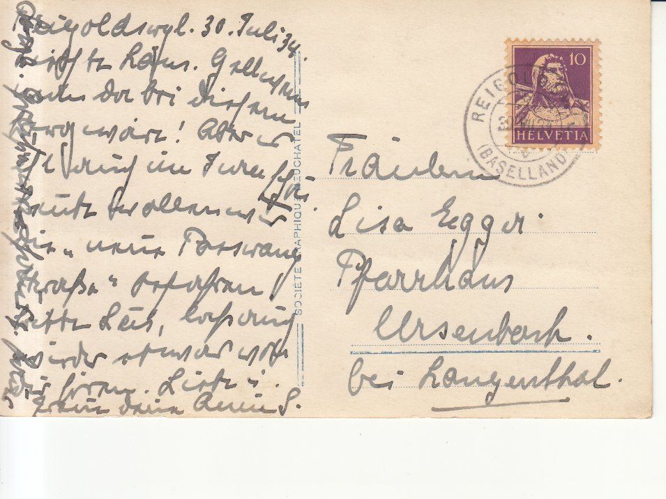 Cartoline postali: Matterhorn 1934 – Usato da Bürglen TG venduto da StampGraf 1