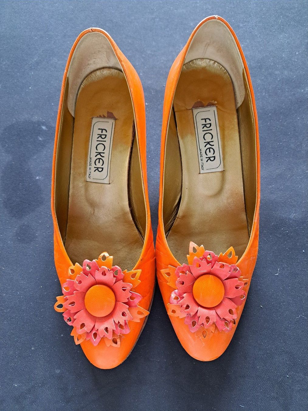 Scarpe da donna: Escarpins de couleur originale orange 37 – Usato da Courrendlin venduto da Aheinza 1