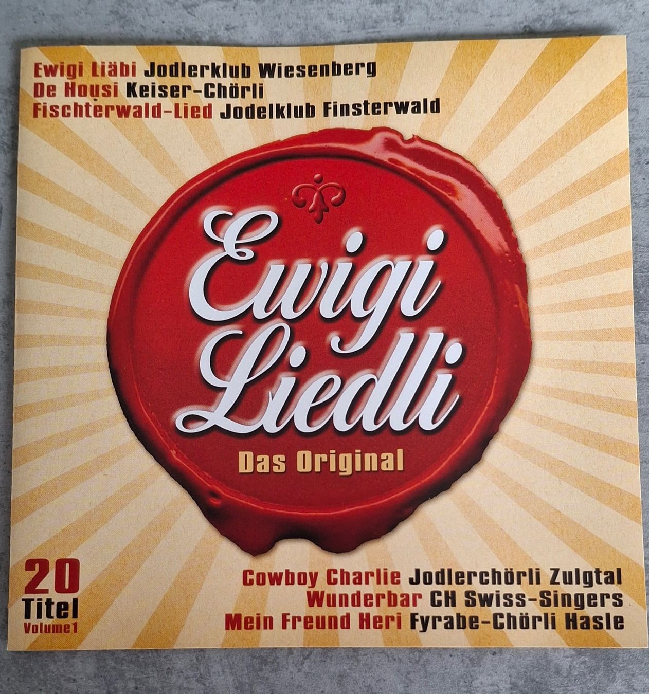 CD: Ewigi Liedli - Das Original – Usato da Reinach BL venduto da Chela04