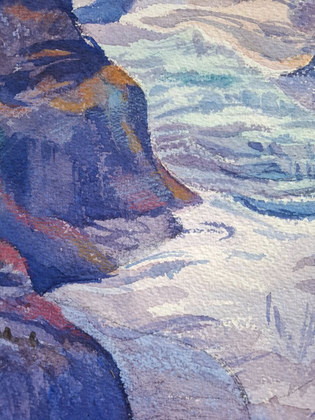 Dipinti: Aquarell Ferdinand Meyer-Streiff Zermatt Gornergletscher VS – Usato da Rheinfelden venduto da Badelus 6