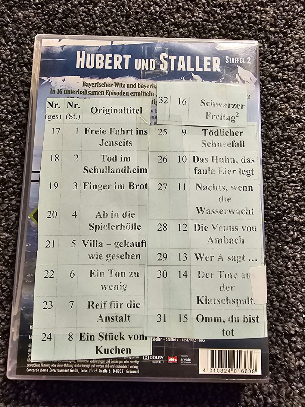 Tutti i DVDs: Hubert und Staller - Staffel 2 – Usato da Ruswil venduto da jan_bxl5 1