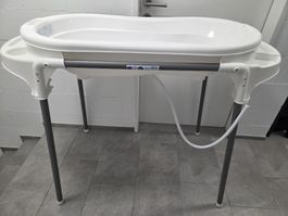 Zwillings/Geschwister-Babywanne mit Ständer, guter Zustand