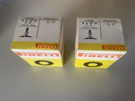 Lot de 2 chambres à air Pirelli 5 A 17 INT 2-17 neuves