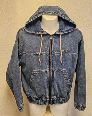 FSBN Jeansjacke mit Kapuze Gr. S Denim Hoodie Jacke Übergang