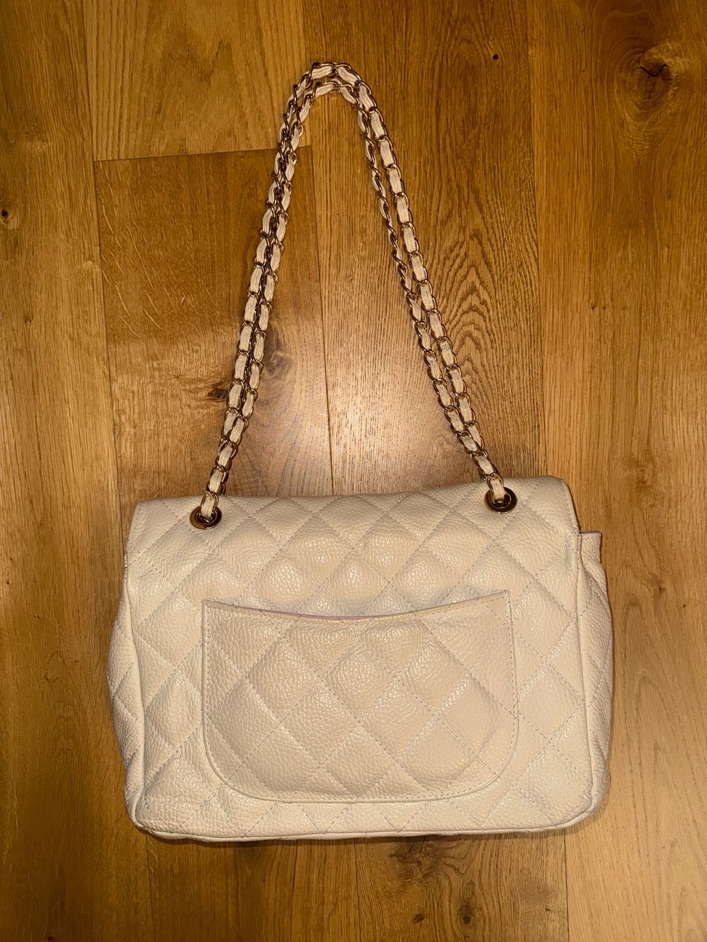 Borse da donna: Sac à main matelassé beige – Usato da St-Maurice venduto da Sandrinette123 2