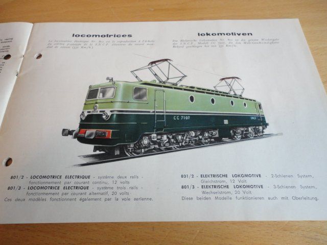 Modellini di ferrovie: Pocher Katalog 1958 – Usato da Wittenwil venduto da trixmartin 3