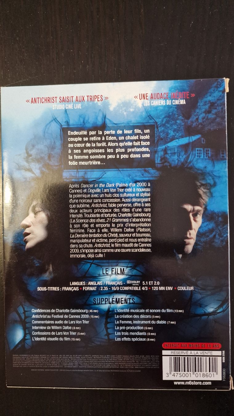 Tutti i DVDs: Antichrist de Lars Von Trier – Nuovo (secondo la descrizione) da Bussigny venduto da Clapman 1