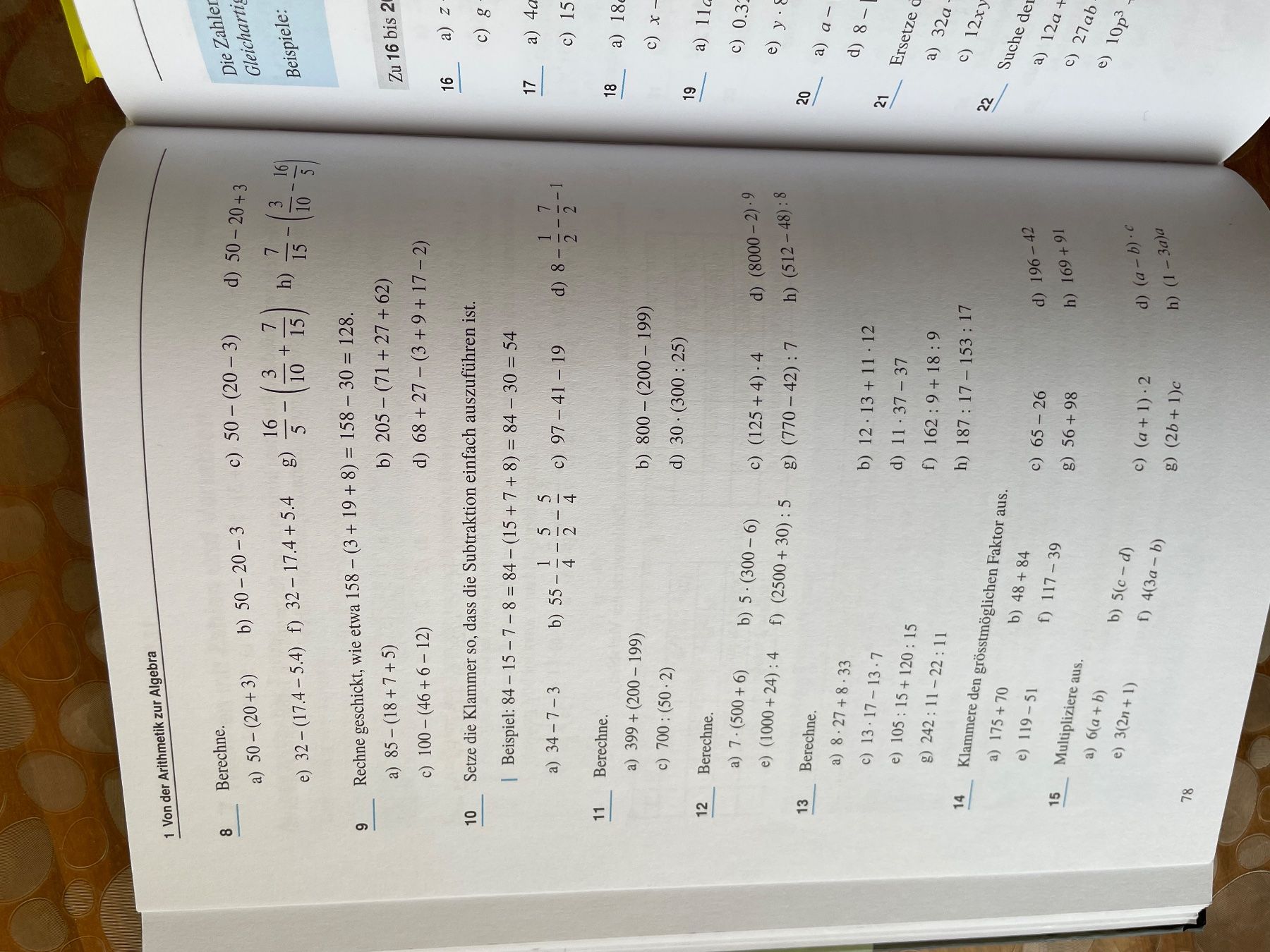 Bücher: Algebra 7/8 Orell Füssli Schulbuch mit E-Book DMK – Neu (gemäss Beschreibung) aus Schlieren von Nanoussa2011 2