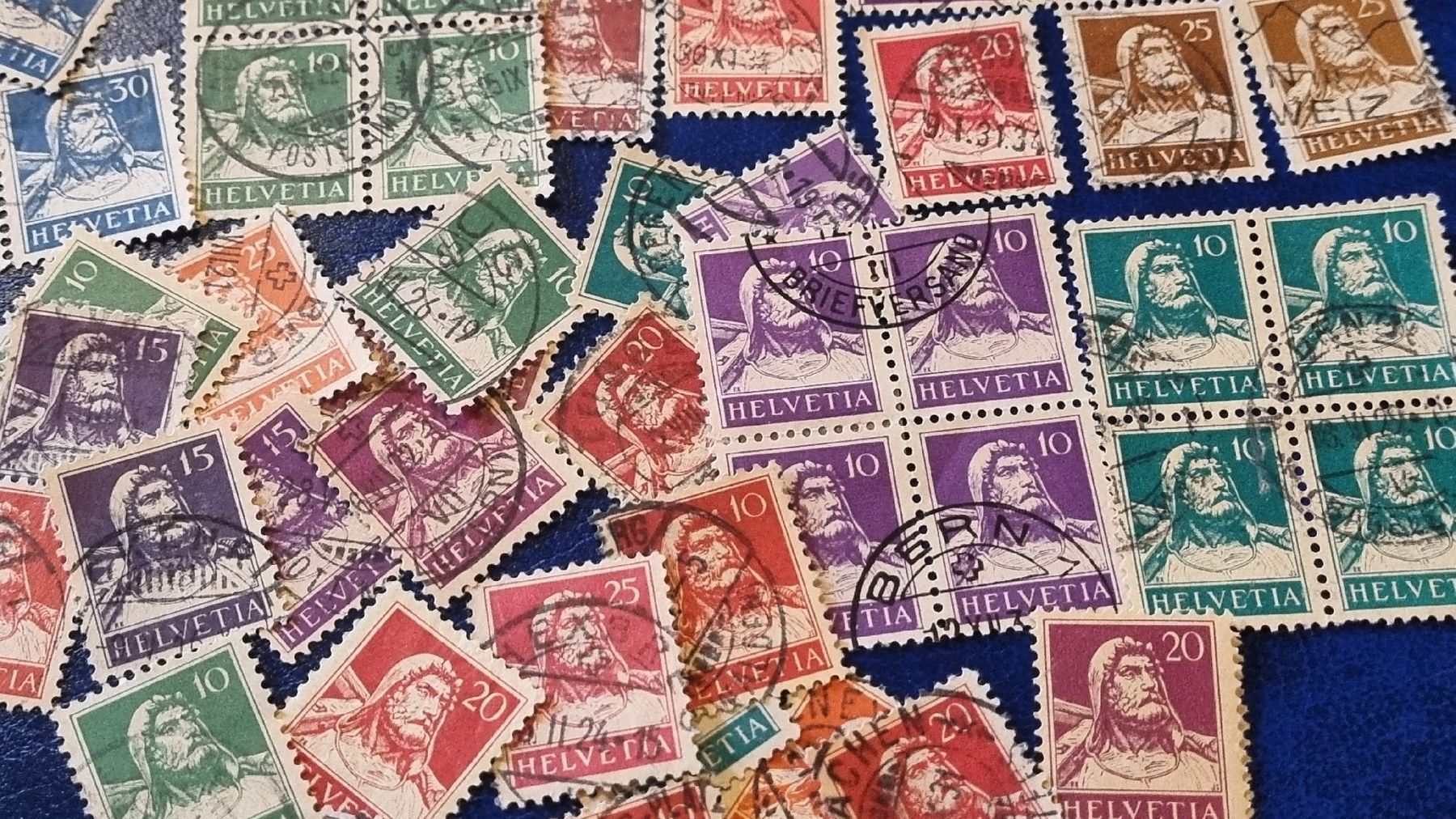 Tutti i francobolli: TELL - SAMMLUNG - GESTEMPELT - SCHWEIZ – Usato da Heimenschwand venduto da Valvora 1