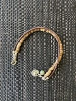 Armband mit Leder handgefertigt
