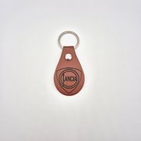 Lancia Leder-Schlüsselanhänger mit individueller Gravur