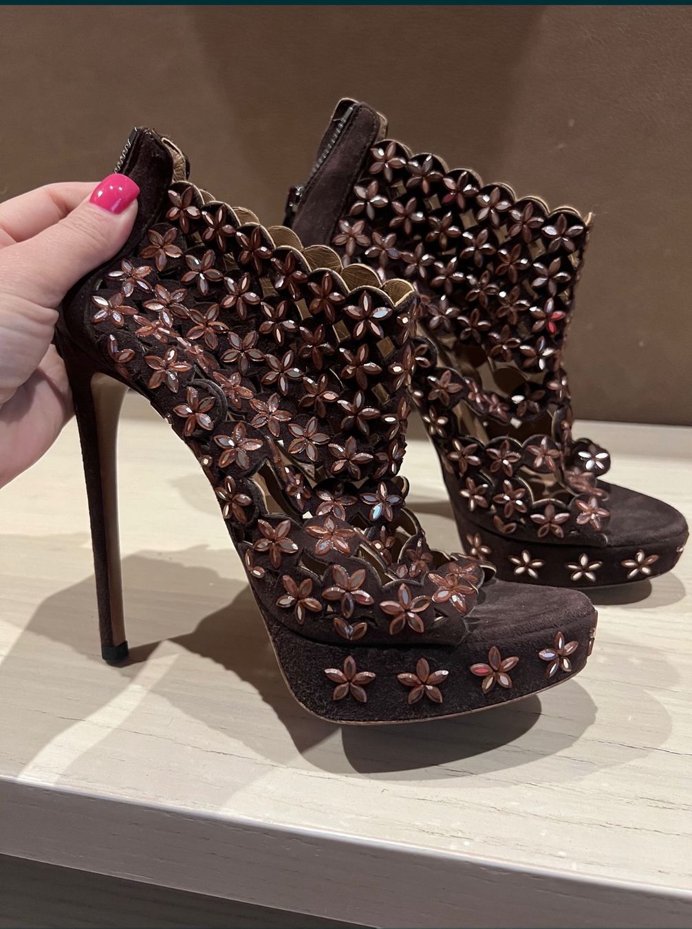 Alaia Damenschuhe: Sandalen Alaïa, Stiletto-Sandalen – Gebraucht aus Zell LU von AliAli24 4