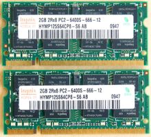 Speichermodule 2x2GB PC2 für Notebook