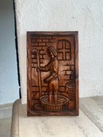 Belle sculpture en bois, vendangeur, pièce unique!