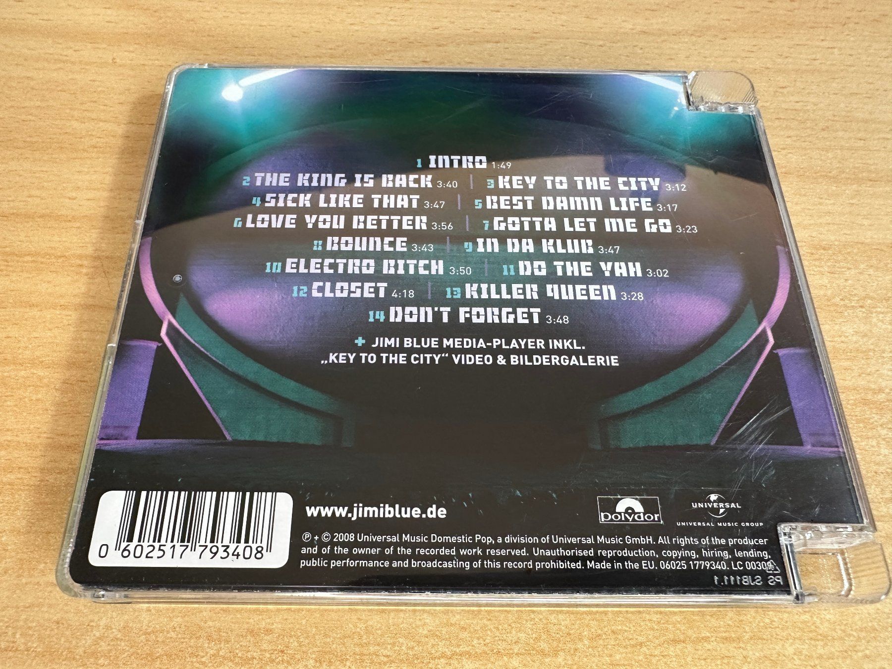 CD: P4 Jimi Blue – Sick Like That – Usato da Rikon im Tösstal venduto da Alpenmutz 1
