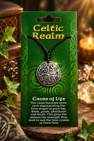 Vintage Celtic Realm “Cross of Life” Anhänger – Kraftsymbol 