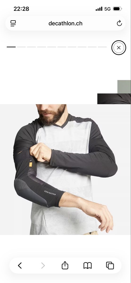 Decathlon Schutz & Schoner: Ellbogenschoner Rockrider Gr. M neu – Neu (gemäss Beschreibung) aus Hombrechtikon von Kaatja 1