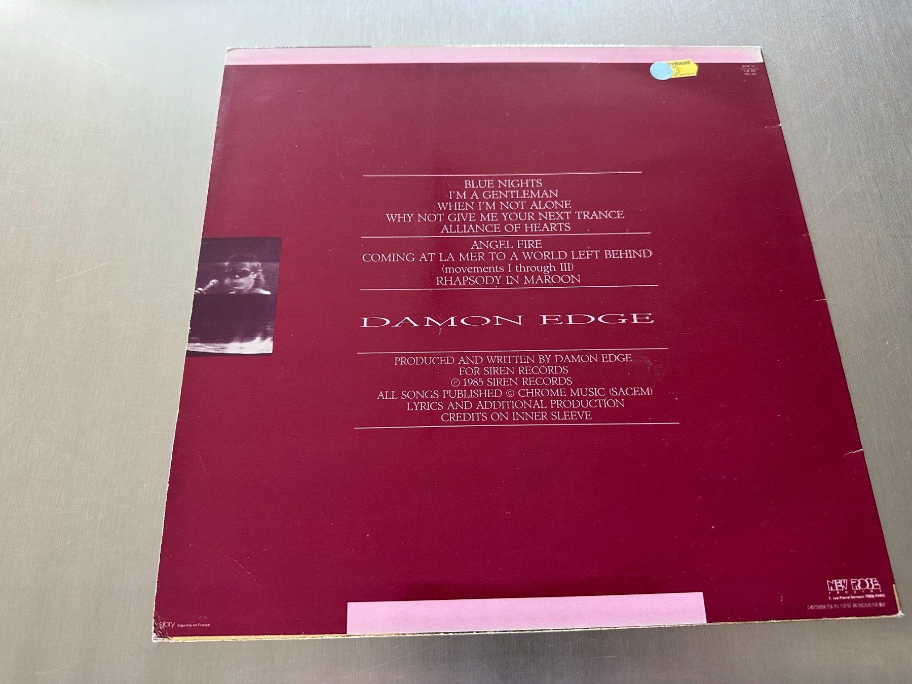 Dischi in vinile: DAMON EDGE LP ALLIANCE - CHROME – Usato da Sion venduto da jaipur1401 2