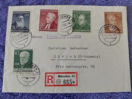 Schöner Brief BRD  1952