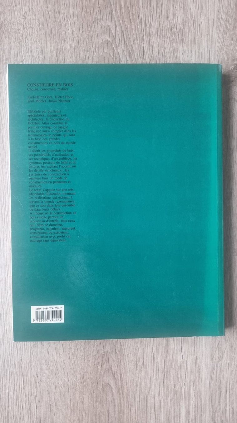 Livres: Construire en bois – D'occasion à Cornol par Chevenez95 2