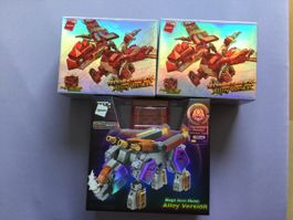 Qman Cube Beasts: 3 Mech-Baukästen, Alloy Version, Top!