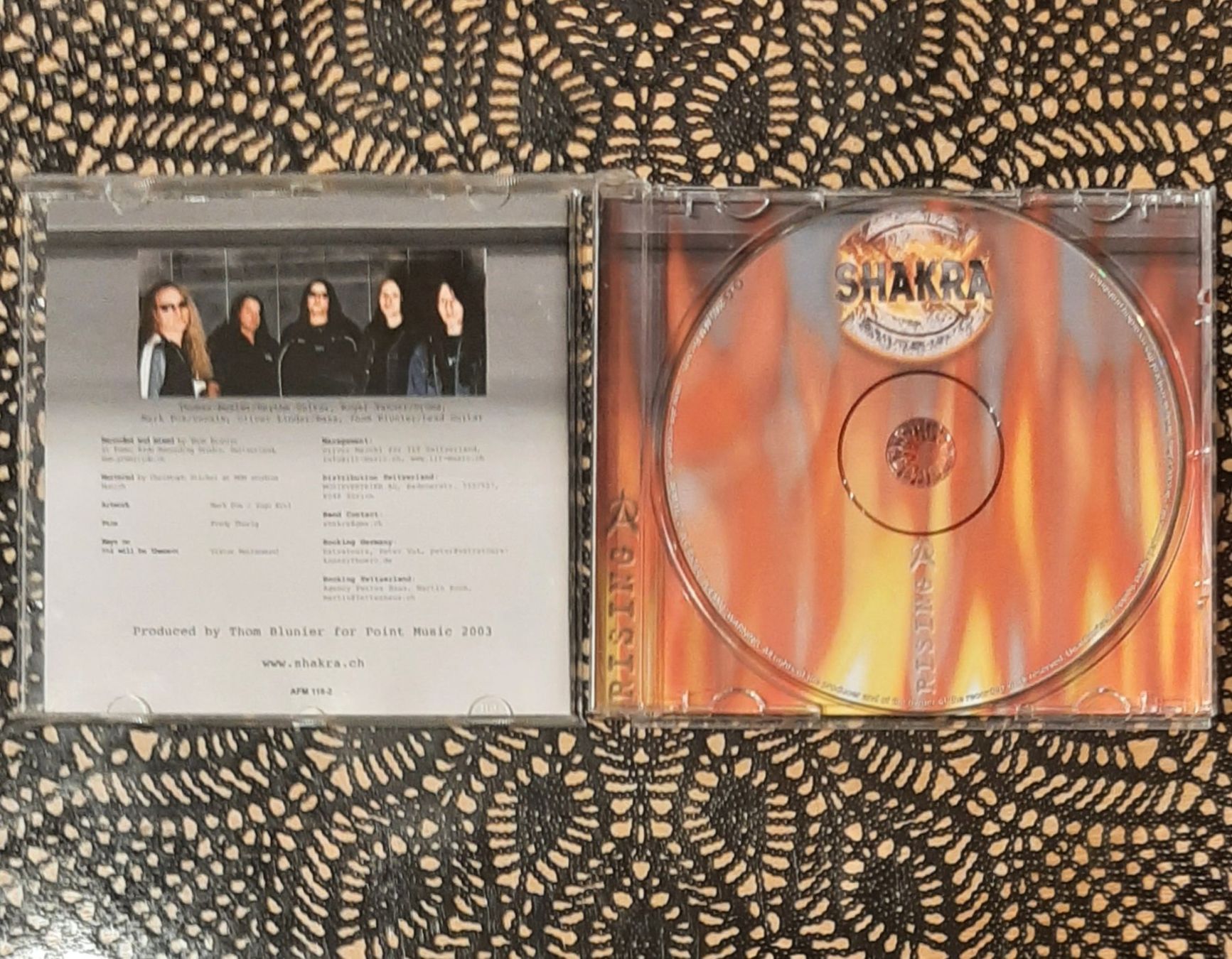 CDs: Shakra - Rising, CH Hardrock CD Album 2003 – Gebraucht aus Schönenberg TG von Gregolino76 2