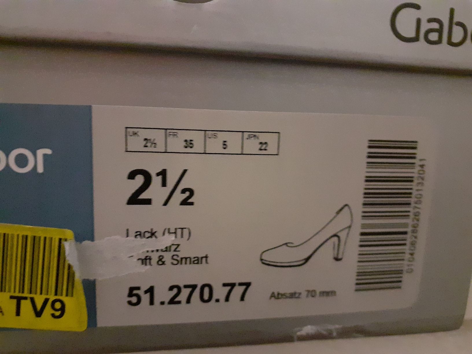 Gabor Scarpe da donna: Gabor Lack Pumps Schwarz Gr. 35  – Nuovo e nell'imballaggio originale da Zürich venduto da zurclich 4