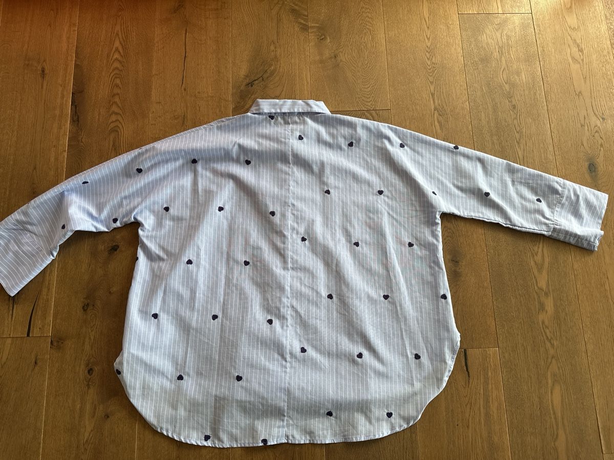 Only Camicette: ONLY Bluse, Grösse M, hellblau gestreift mit Herzen💙 – Nuovo (secondo la descrizione) da Emmen venduto da moodle13 3