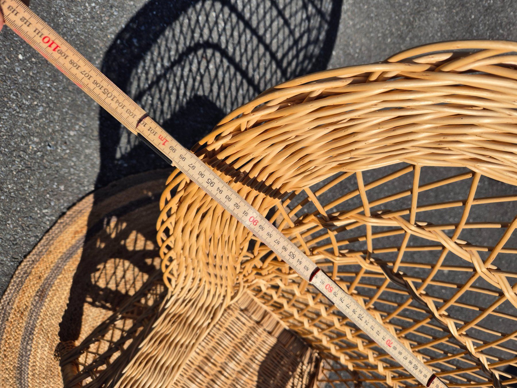 Poltrone: Fauteuil éventail en osier – Usato da Fully venduto da tameab 3