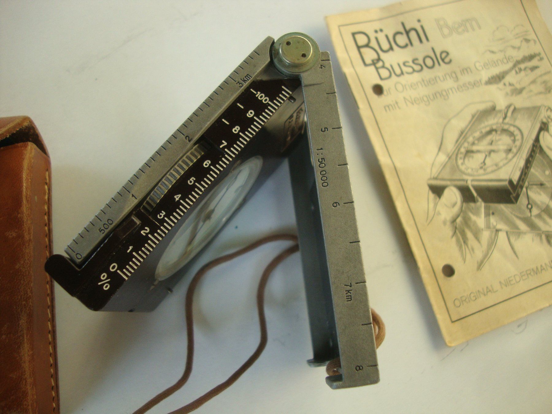 GPS & Strumenti di misurazione: Kompass BÜCHI Bern mit Neigungsmessung – Usato da Winterthur venduto da halle07 1