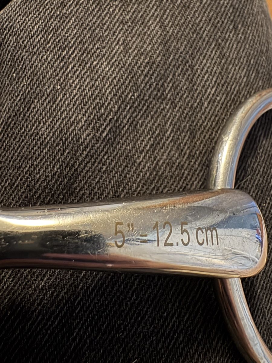 Briglie & Cavezze: Schübben STEELtec Easy Control Gebiss, 12.5 cm – Usato da Frauenfeld venduto da lin_77m9 5