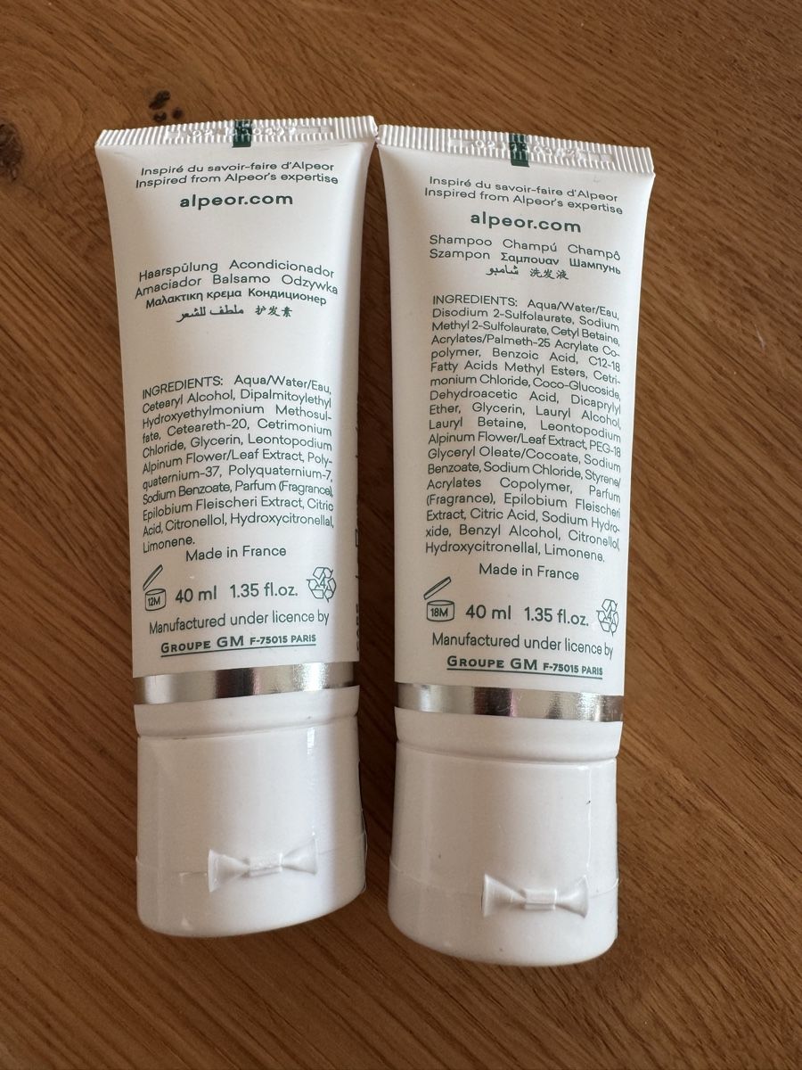 Prodotti per capelli: Alpeor Shampoo und Conditioner je 40ml – Nuovo e nell'imballaggio originale da Winkel venduto da Schorley 1