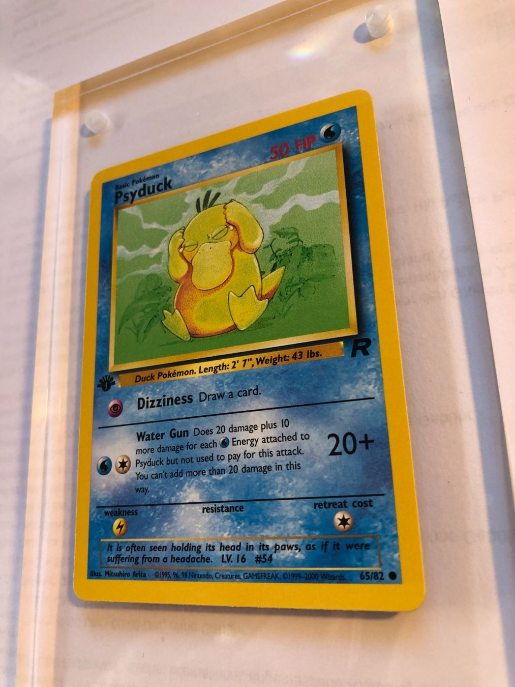 Carte collezionabili: Psyduck 1st Team Rocket - MINT - ab 1.- – Usato da Giubiasco venduto da dan_pr8b 2